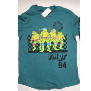 tmnt long sleeve shirt boys small green